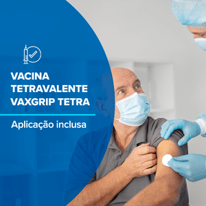 Vacina Gripe Vaxigrip Influenza Tetravalente 0,5ml Sanofi + Aplicação