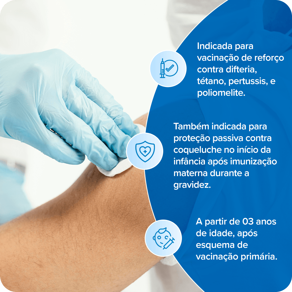 Vacina DTPA IPV Refortrix PED Injetável 1 Seringa Preenchida 0,5 ml GSK ...