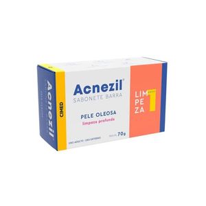 Acnezil Sabonete Barra 70g Pele Oleosa Cimed