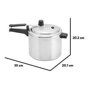 Panela de Pressão Panelux Alumínio 4,5L Polida Classic