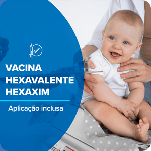 Vacina Hexavalente Hexaxim 0,5 ml Injetável 1 Seringa Preenchida Sanofi + Aplicação