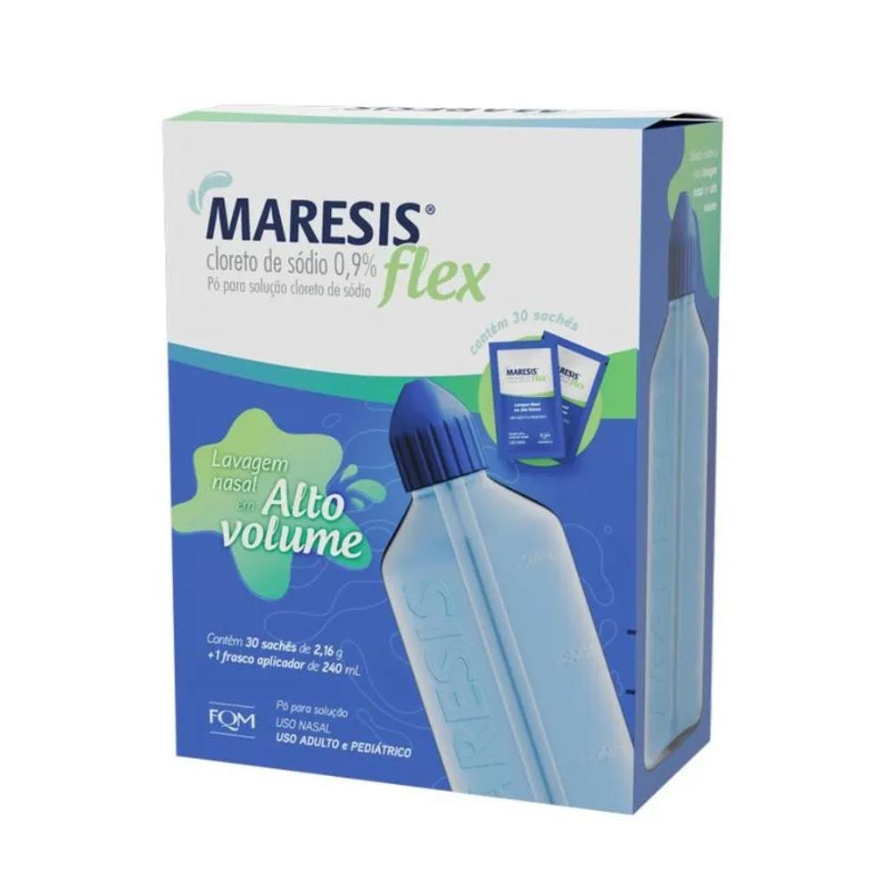 Maresis Flex Cloreto De Sodio 0,9% Com 30 Saches + Aplicador Fqm