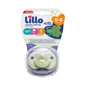 Chupeta Lillo Tamanho 1 Calming Soft Night Silicone Neutra