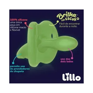 Chupeta Lillo Tamanho 1 Calming Soft Night Silicone Neutra