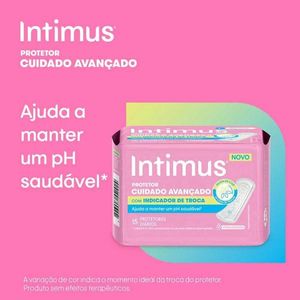 Protetor Diário Intimus c/ Indicador de Troca 15 unidades