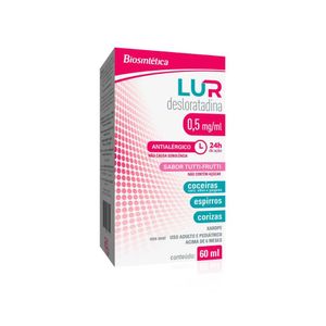 Lur Desloratadina 0,5mg/ml Xarope 60ml