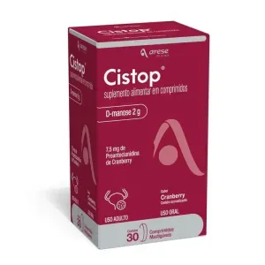 Cistop D-Manose 2g Sabor Cranberry 30 comprimidos
