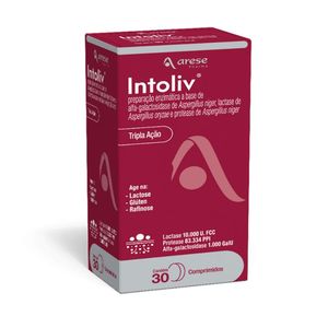 Intoliv Tripla Ação 30 comprimidos Arese