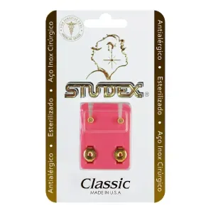 Brinco Studex Classic Cristal Redondo 2mm