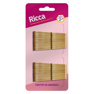 Grampo Cabelo Ricca 341 Louro N°5