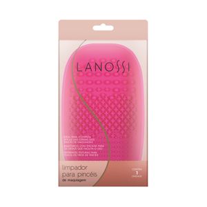 Limpador de Pincéis de Maquiagem Lanossi Rosa