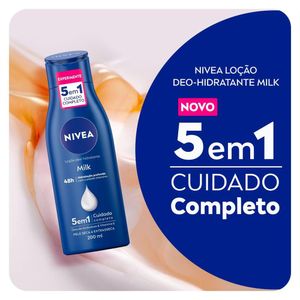 Hidratante Desodorante Nivea Milk Pele Seca a Extrasseca 200ml