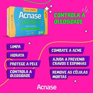 Acnase Sabonete Clean Limpeza Profunda 80g Biolab