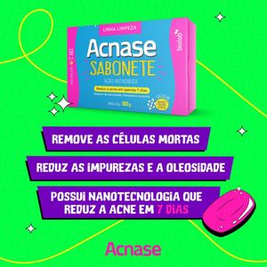 Sabonete em Barra Acnase Ação Antiacneica com 80g