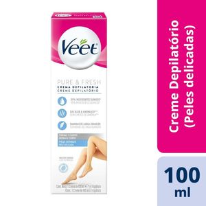 Creme Para Depilação Veet Pele Delicada 100Ml