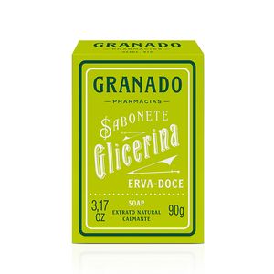 Sabonete em Barra Granado Glicerinado Erva-doce 90g