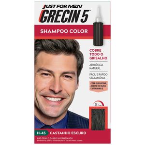 Shampoo Tonalizante Grecin 5 Castanho Escuro 60ml