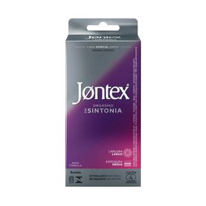 Preservativo Jontex Orgasmo em Sintonia 4 Unidades