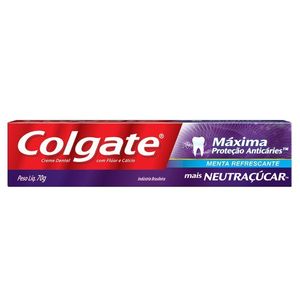 Creme Dental Colgate Máxima Proteção Neutraçucar 70g