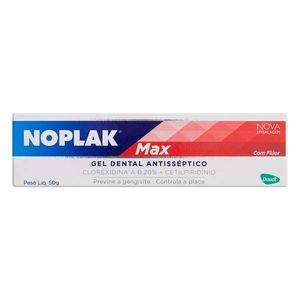 Gel Dental Noplak Max Antisséptico Daudt 50g
