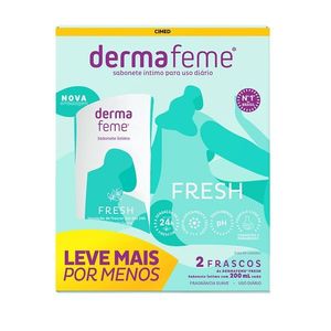 Sabonete Íntimo Dermafeme Fresh Promoção Cimed 200ml 2 Unidades