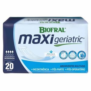 Absorvente Geriátrico Biofral Maxi Geriatric 20 Unidades