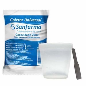 Coletor Universal Sanfarma 70ml