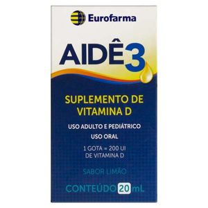 Suplemento de Vitamina Aidê 3 Limão 20ml