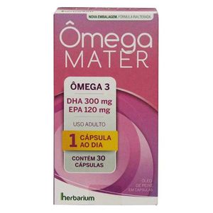 Omega Mater 1000Mg 30 Cápsulas Herbarium