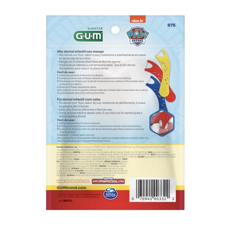 fio-dental-gum-kids-patrulha-canina-uva-40-unidades-10005800