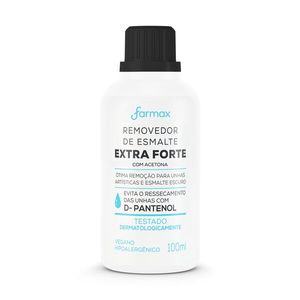 Removedor de Esmalte Farmax 100ml Extra Forte