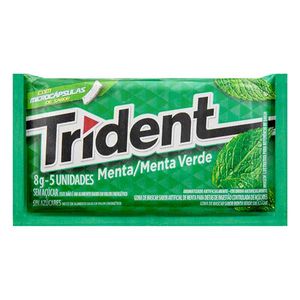 Goma de Mascar Trident Menta 8g