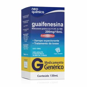 Guaifenesina Xarope 120ml Cer Gen Neoquímica