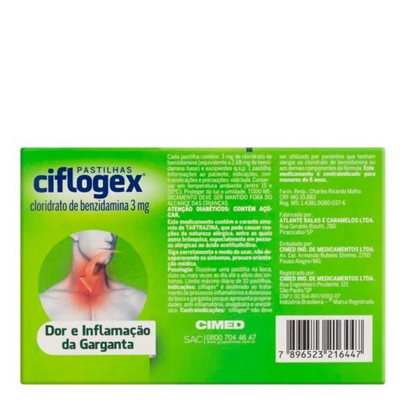 ciflogex-pastilhas-cimed-sabor-menta-e-limao-12-unidades-13426