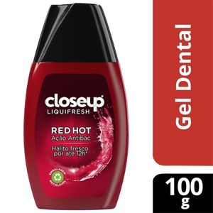 Creme Dental em Gel Close Up Liquifresh Red Hot 100 GR