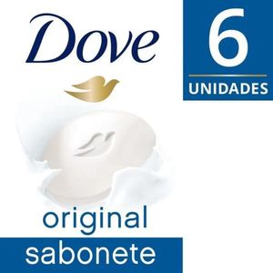 Sabonete em Barra Dove Original 6 Unidades de 90g
