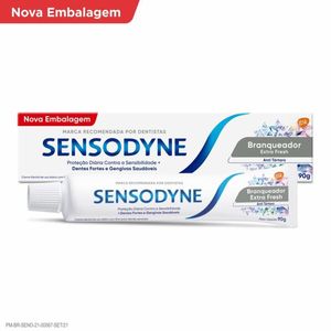 Creme Dental Sensodyne 90g Branqueador Extra