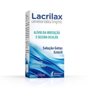 Lacrilax Colírio 5MG/ML 10ML MANTECORP