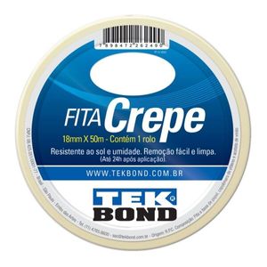 Fita Crepe Tekbond 18 mm x 50 m