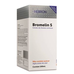 Bromelin S 100ml Frasco Hebron