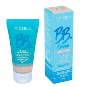 Base Líquida BB Cream Vizzela 10 Em 1 N°01 35g