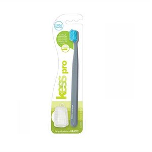 Escova Dental Kess Pro Extra Macia 1 unidade + Capa Protetora