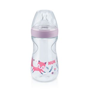 Mamadeira Nuk Essence 260ml Rosa