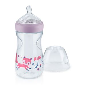 Mamadeira Nuk Essence 260ml Rosa