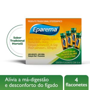 Eparema 10ml 4 Frascos Hortelã Hypera Pharma