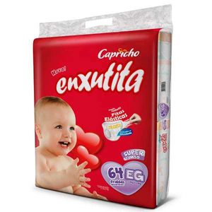 Fralda Enxutita Classic Super Jumbo EG com 64 Unidades