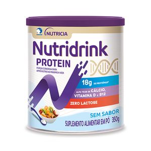 Nutridrink Protein 350g Zero Lactose Sem Sabor