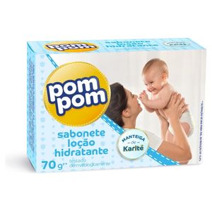 Sabonete Infantil Pom Pom Loção Hidratante 80G
