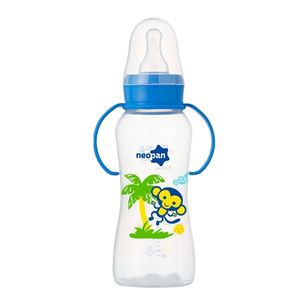 Mamadeira Neopan com Alça Azul 250ml