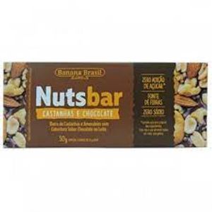 Barra Cereal Nuts Bar Castanhas E Chocolate